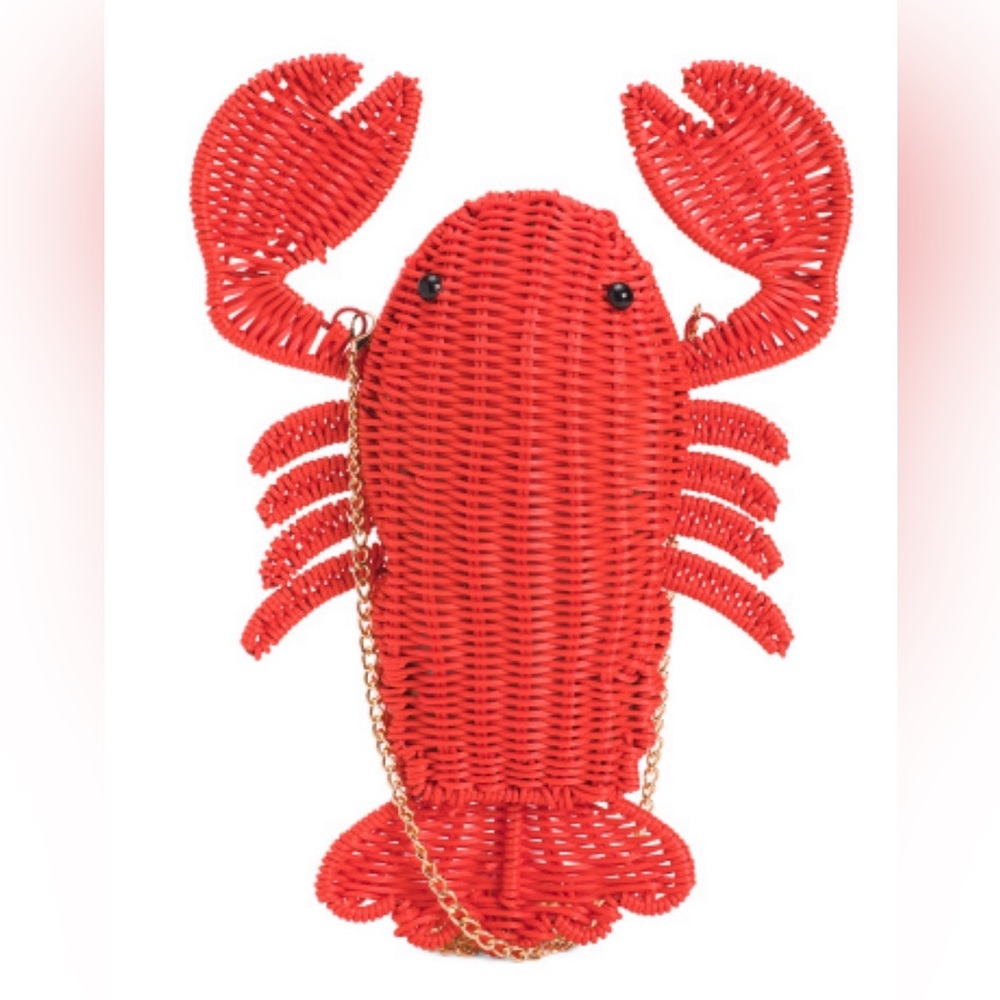 Rare red lobster purse